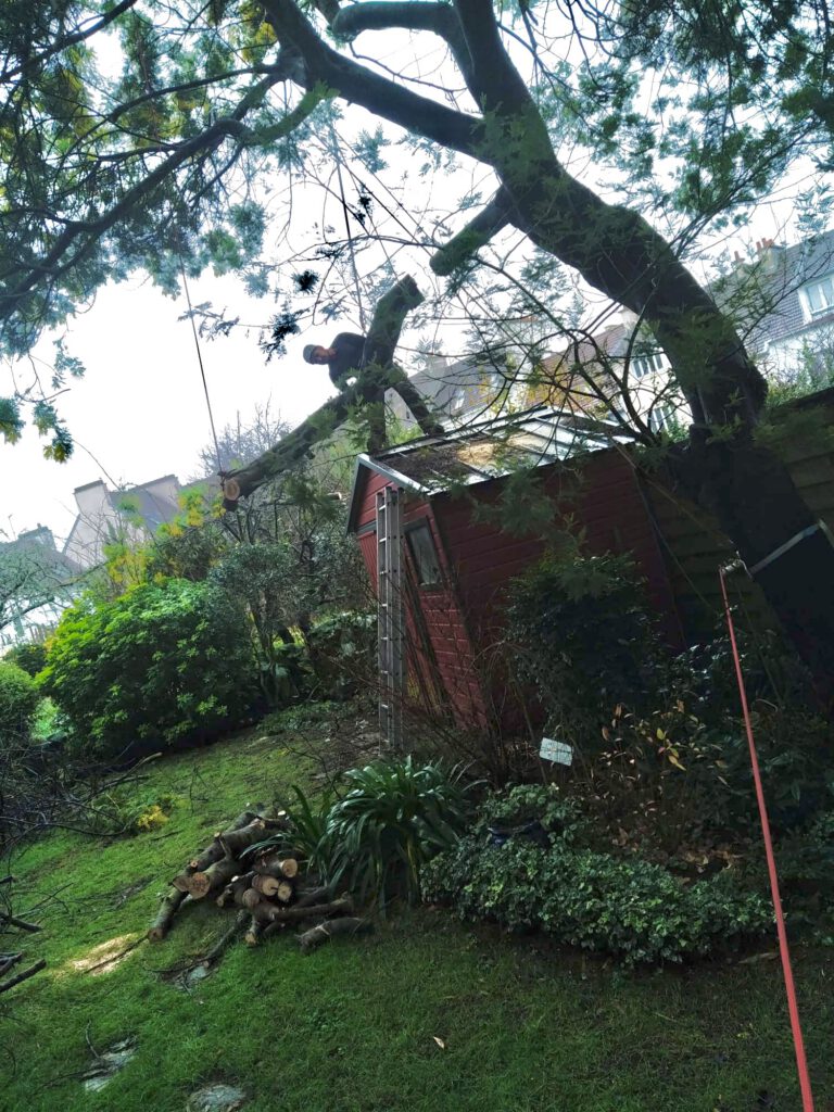 technique de rétention au dessus contrainte